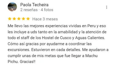 Tours o Paquetes turísticos a Cusco, Machupicchu, Valle Sagrado Reseñas Travel Agency 09