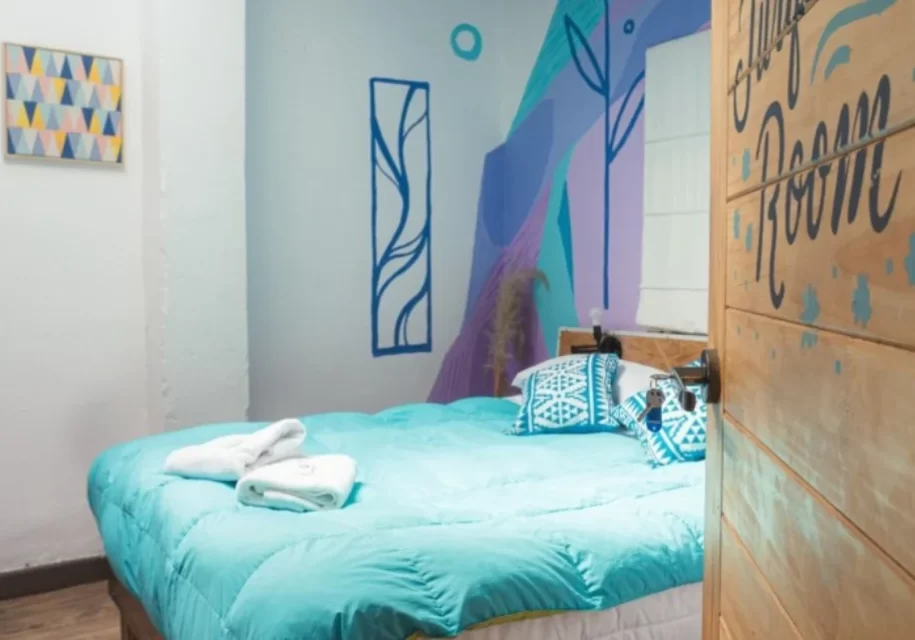 Torquoise Room - Habitación Compartida 8 camas - Hospedaje Cusco Supertramo Cusco Hostel